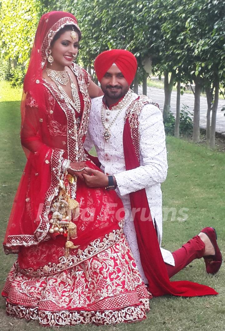 Geeta Basra and Harbhajan Singh