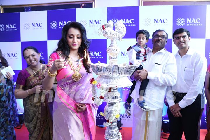 Trisha Krishnan at Inauguration of NAC Jewellers