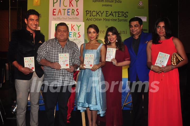 Malaika Arora, Ranveer Brar and Kunal Vijaykar at Launch of Rakhee Vaswani's Book 'Picky Eaters'