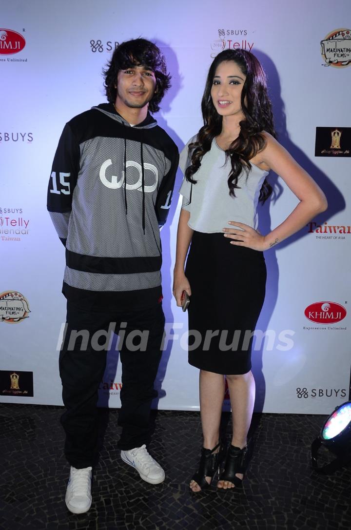 Shantanu Maheshwari and Vrushika Gupta at Tele Calendar Launch