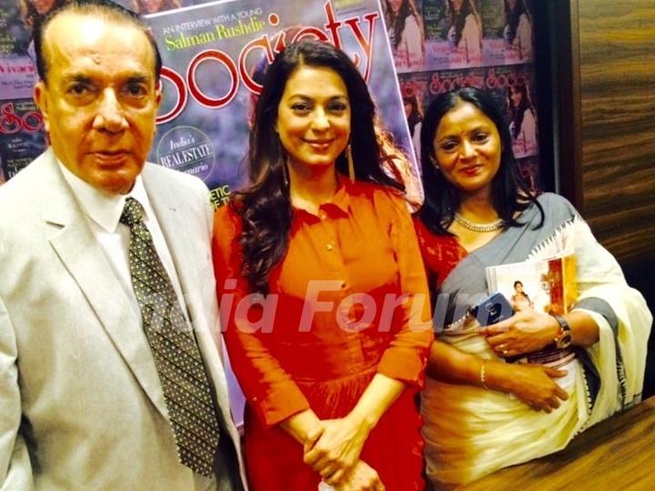 Juhi Chawla at Cover Launch of Society Magazine