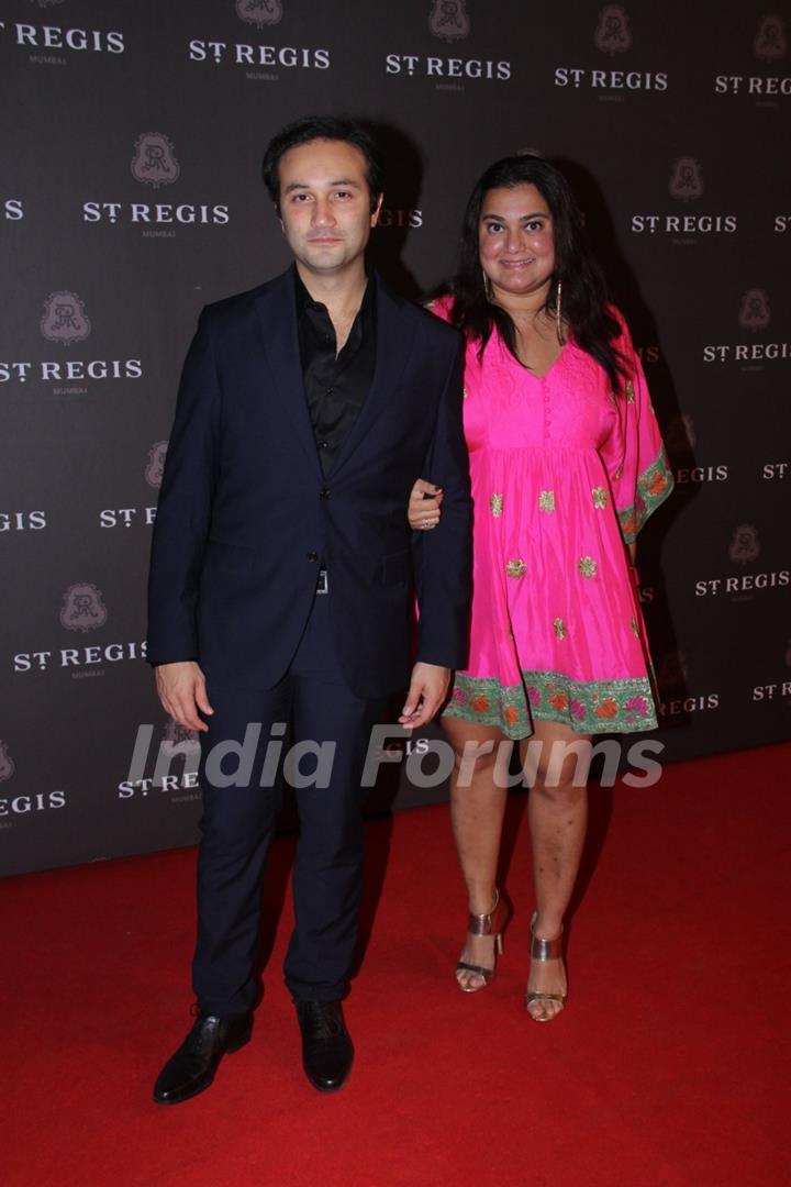 Divya Palat and Aditya Hitkari at St. Regis Opening Ceremony