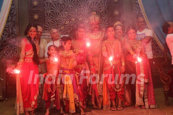 Cast of 'Chakravartin Ahsoka Samrat' at Celebration of 200 Episodes