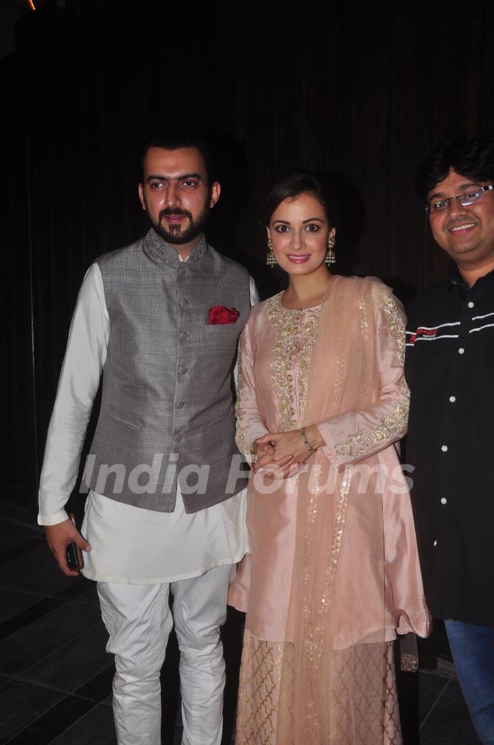 Dia Mirza at Sushil Gupta's Diwali Bash