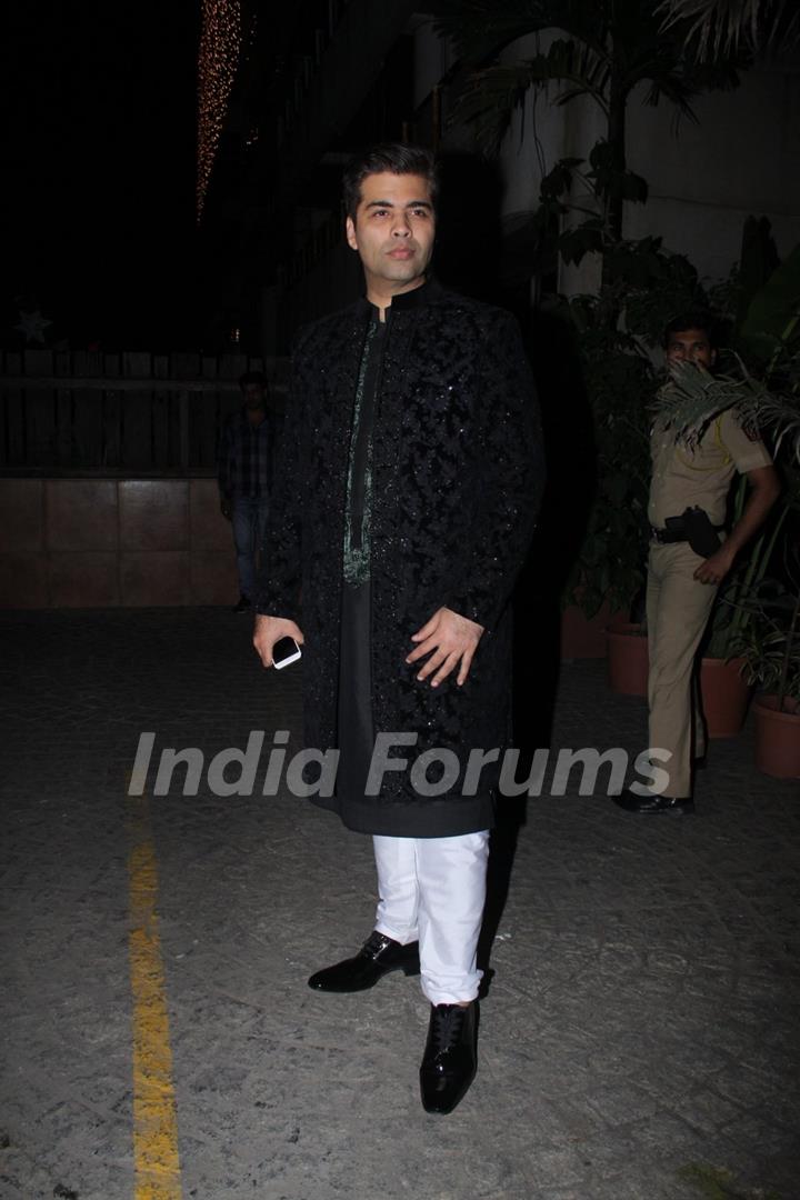 Karan Johar at Akshay Kumar's Diwali Bash