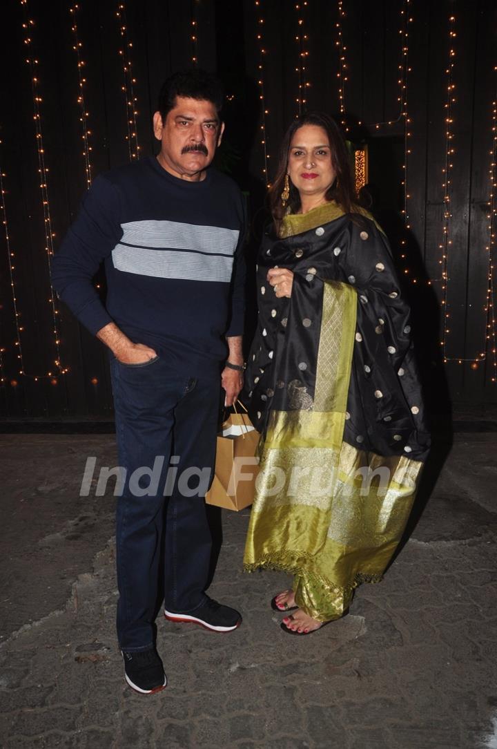 Pankaj Dheer at Shilpa Shetty's Diwali Bash