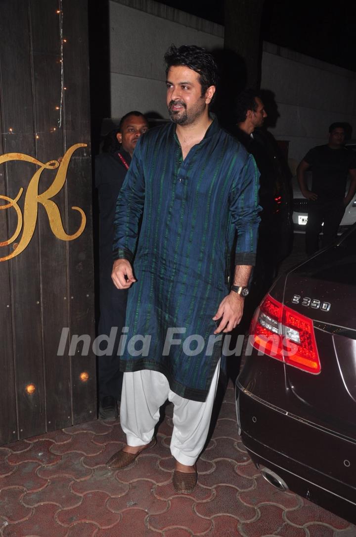 Harman Baweja at Shilpa Shetty's Diwali Bash