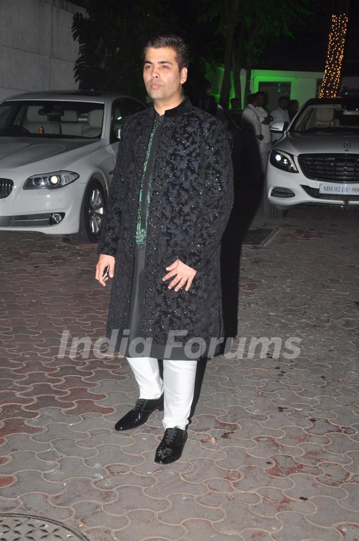 Karan Johar at Shilpa Shetty's Diwali Bash