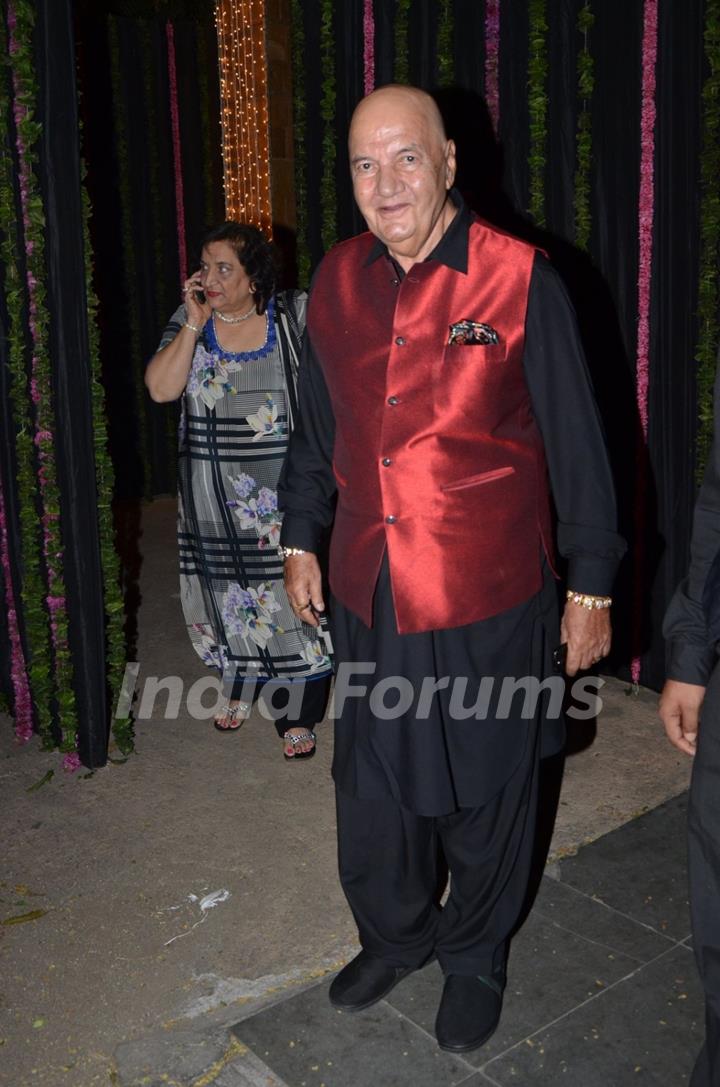 Prem Chopra at Big B's Diwali Bash