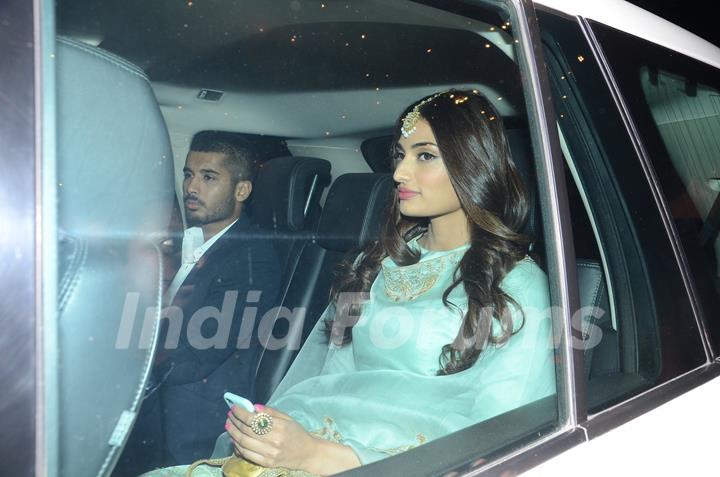 Athiya Shetty at Big B's Diwali Bash