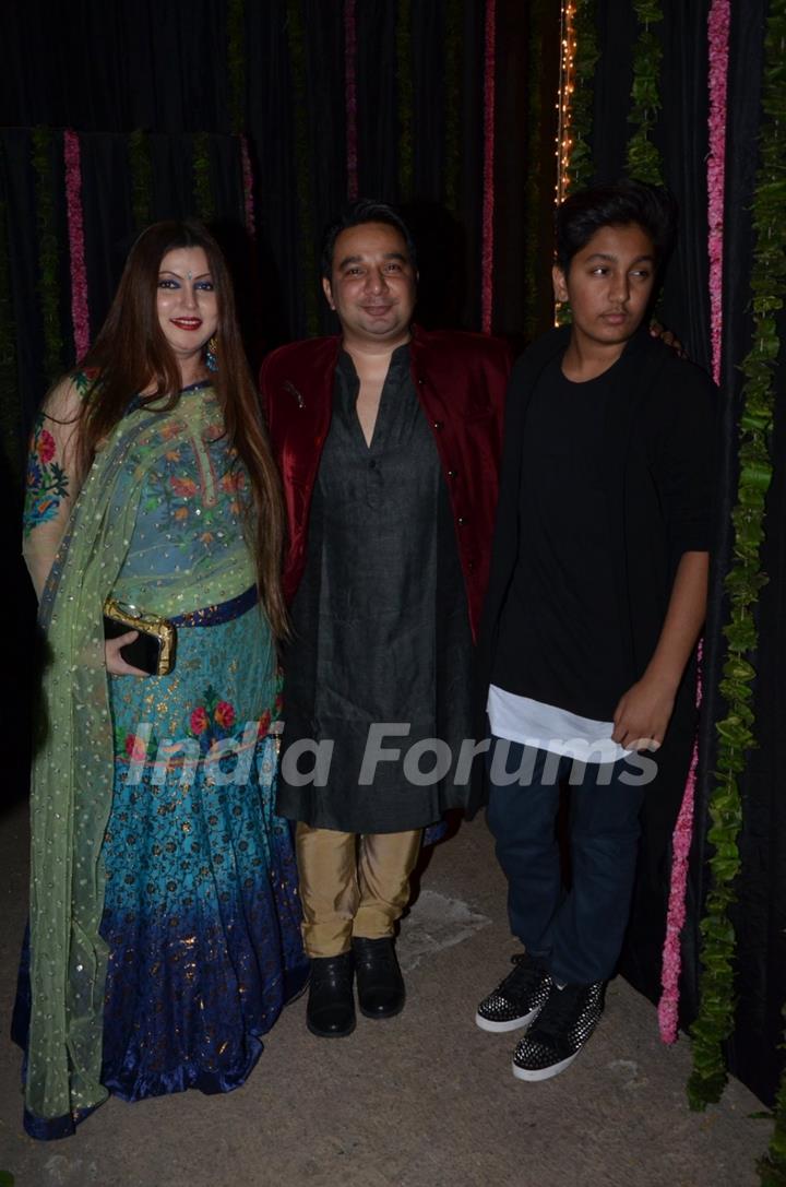 Ahmed Khan at Big B's Diwali Bash