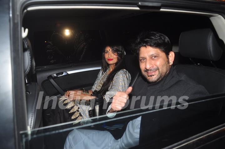 Arshad Warsi and Maria Goretti at Big B's Diwali Bash