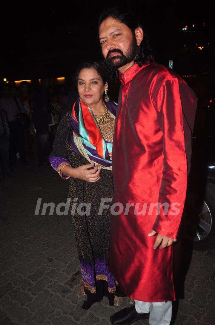 Shabana Azmi at Big B's Diwali Bash