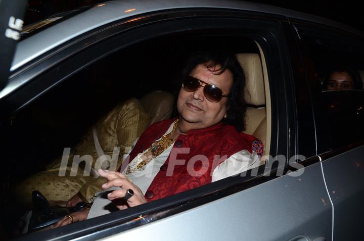 Bappi Lahiri at Big B's Diwali Bash