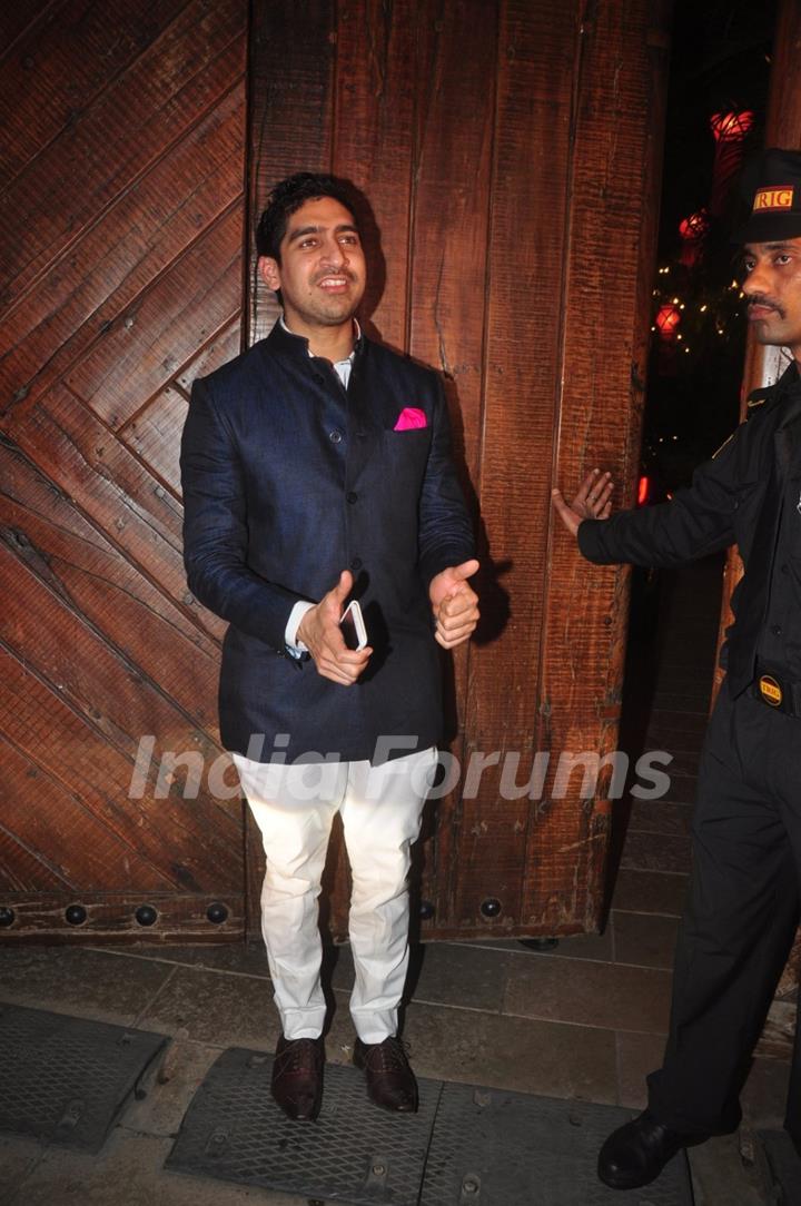 Ayan Mukerji at Big B's Diwali Bash