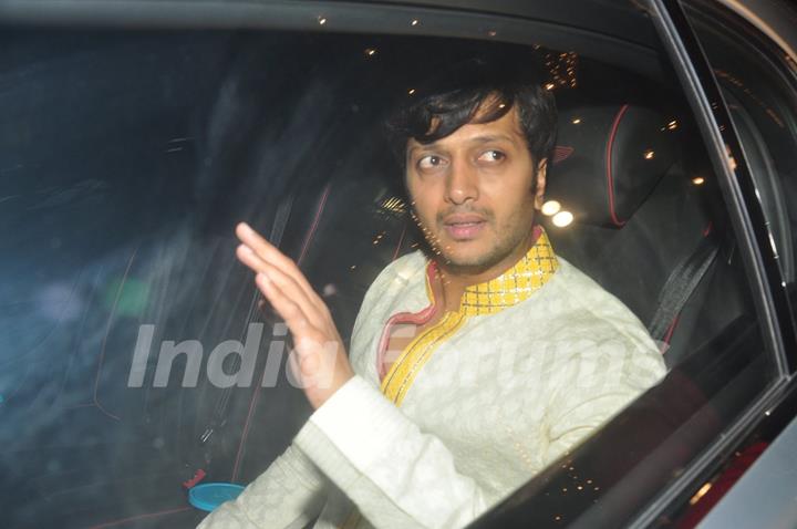 Riteish Deshmukh at Big B's Diwali Bash