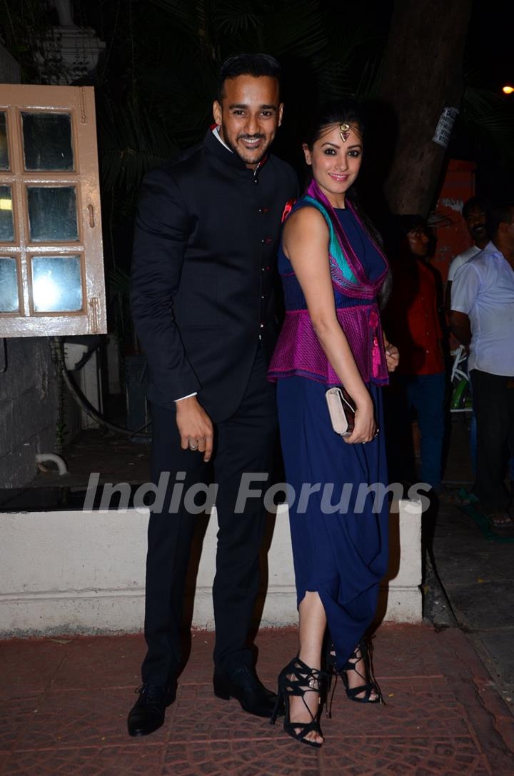 Anita Hassanandani and Rohit Reddy at Ekta Kapoor's Diwali Bash