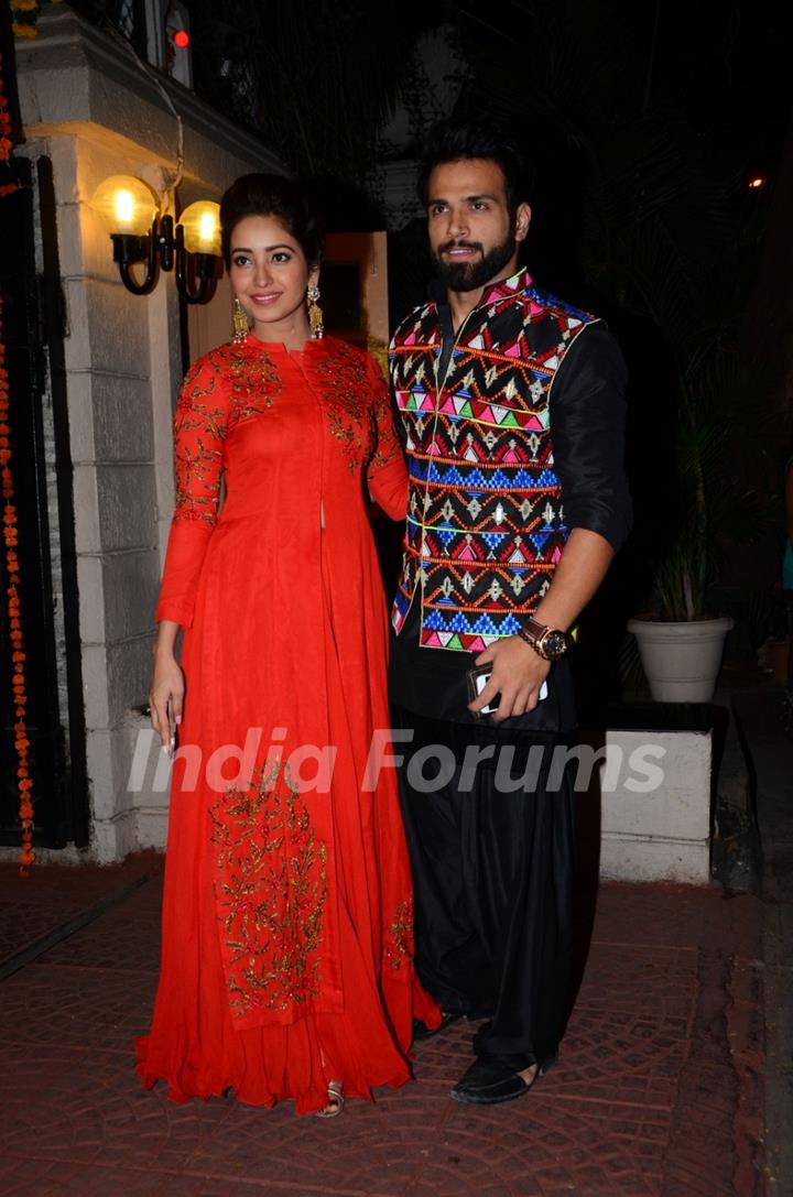 Rithvik Dhanjani and Asha Negi at Ekta Kapoor's Diwali Bash