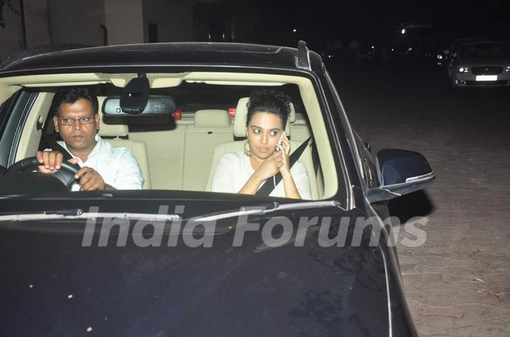 Swara Bhaskar at Screening of 'Prem Ratan Dhan Payo'