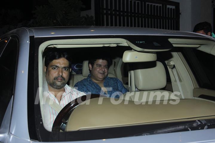 Sajid Khan at Sania Mirza's Birthday Bash