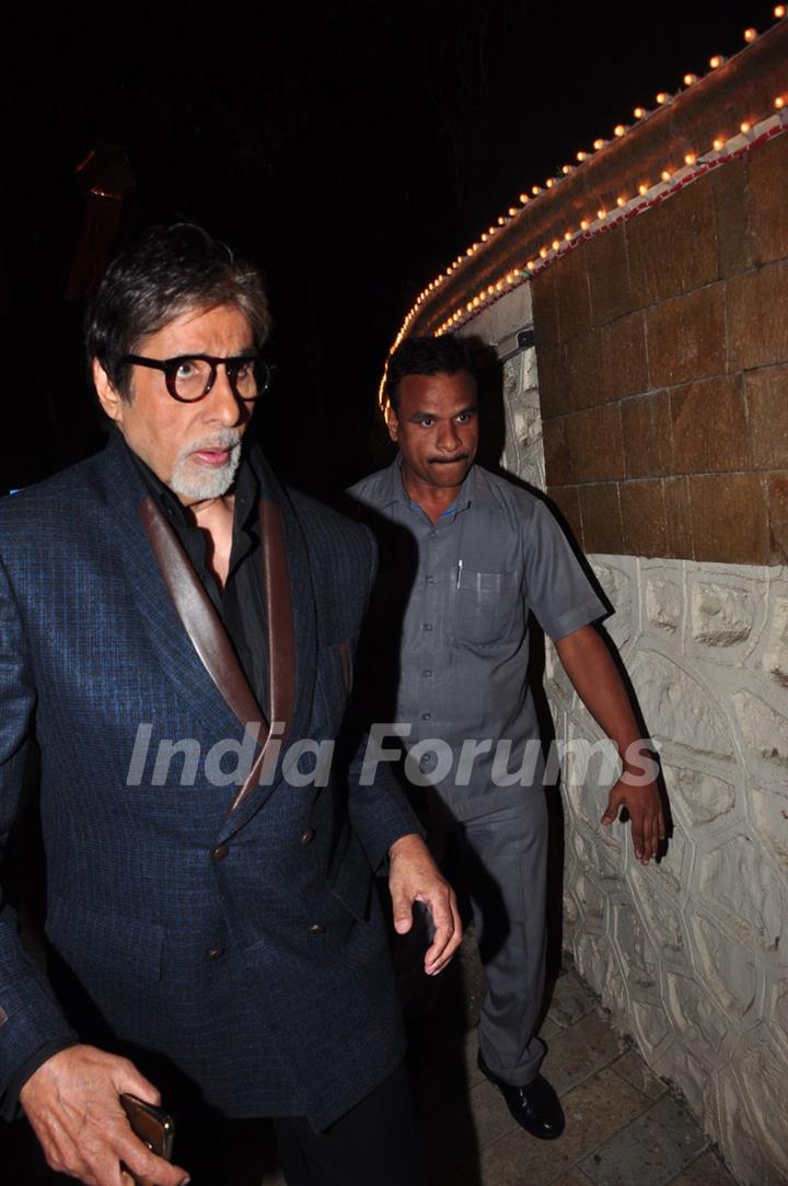 Amitabh Bachchan at Aaradhya Bachchan's Birthday Bash