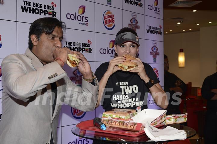 Neha Dhupia at Burger King Event at Andheri