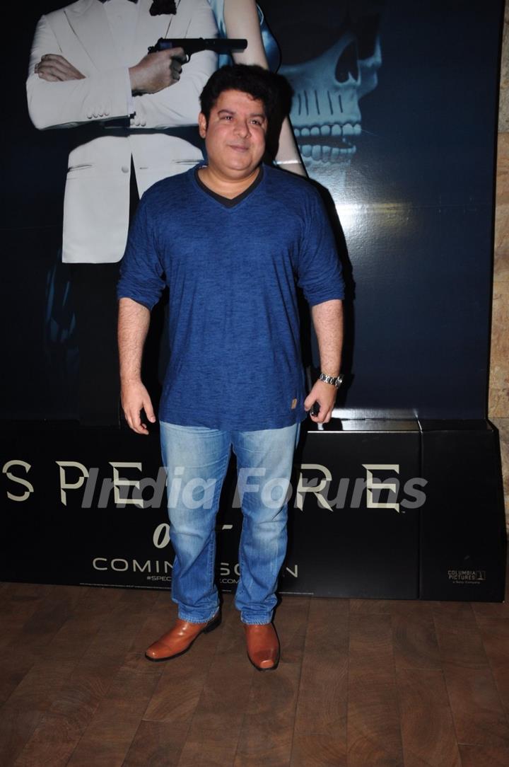 Sajid Khan at Special Screening of 'Spectre'