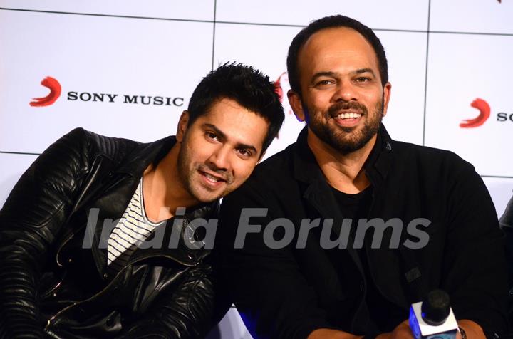 Varun Dhawan and Rohit Shetty at Song Launch of 'Dilwale'