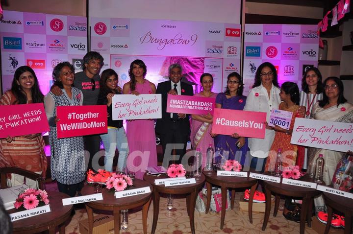 Celebs at Pinkathon Press Meet