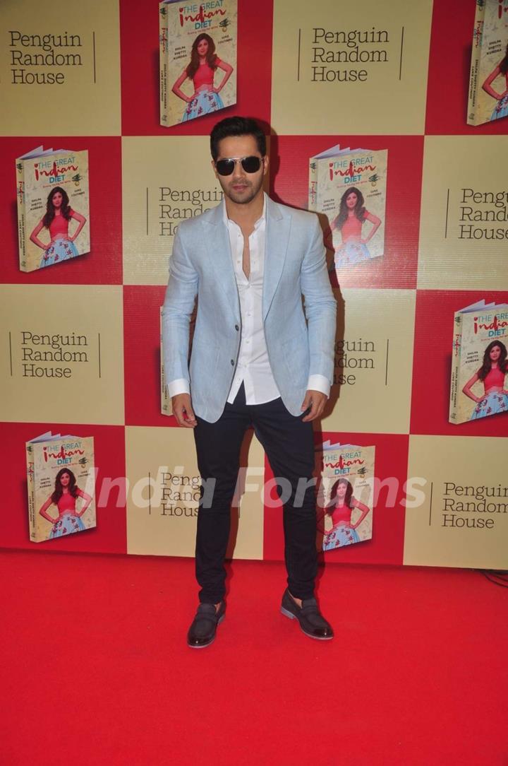 Varun Dhawan at Launch of Shilpa Shetty's Book 'The Great Indian Diet'