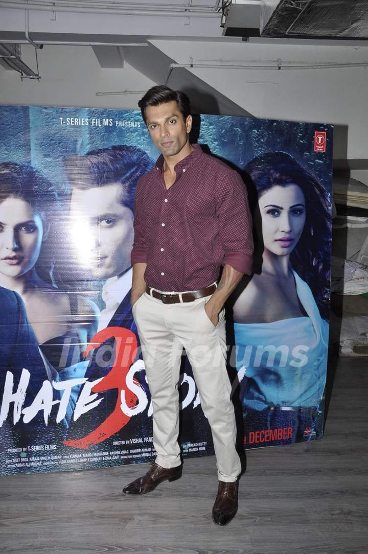 Karan Singh Grover at Press Meet of Hate Story 3