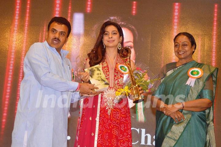 Juhi Chawla at The Indira Gandhi Memorial Award Ceremony