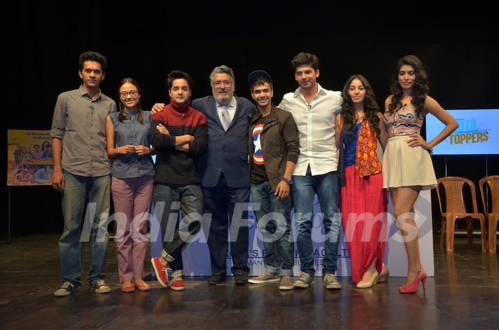 Cast of Kota Toppers at Press Meet