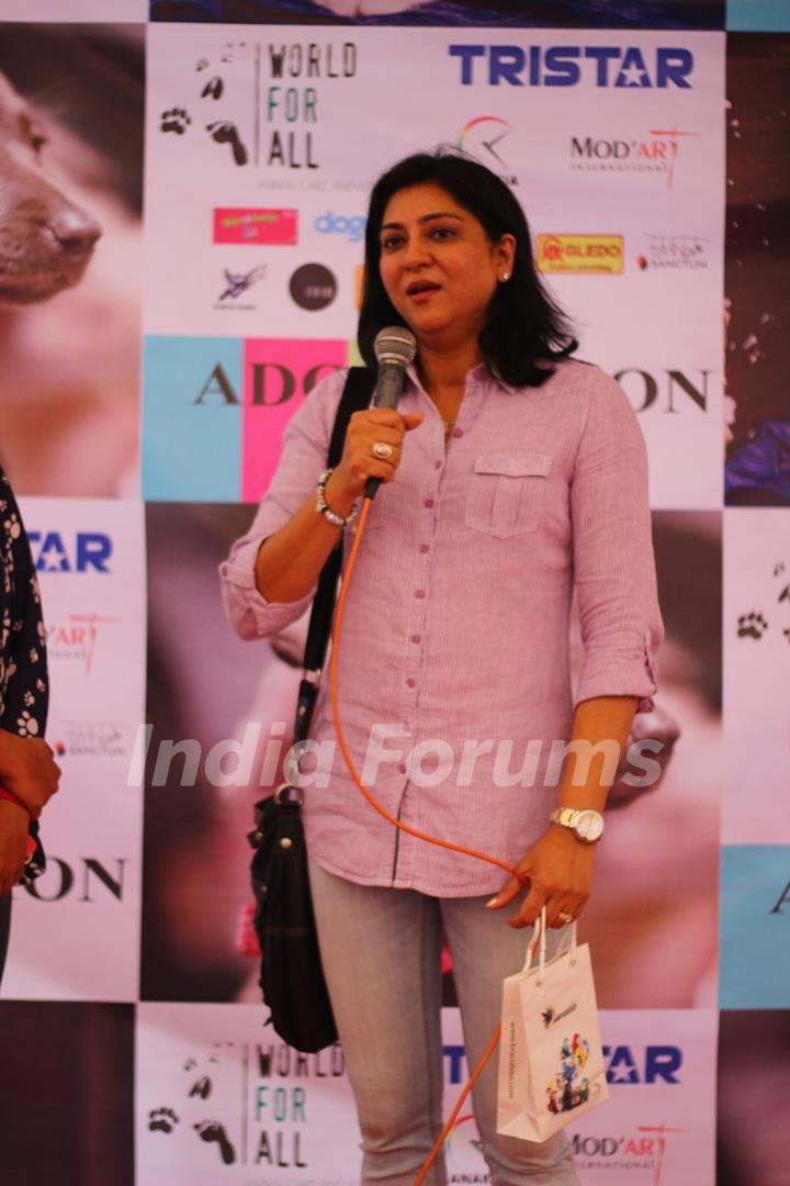 Priya Dutt at 'Adoptathon' Campaign for Pet Adoption