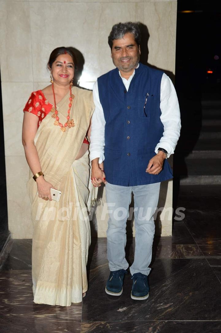 Vishal and Rekha Bhardwaj at Masaba Gupta's Wedding Reception