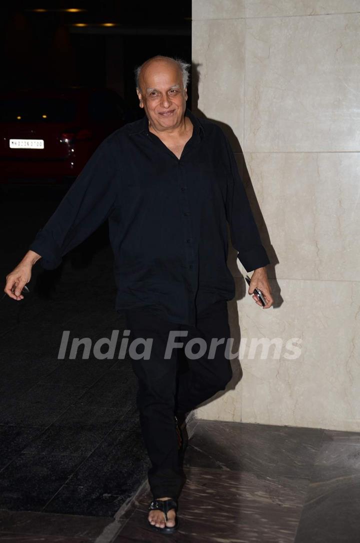 Mahesh Bhatt at Masaba Gupta's Wedding Reception