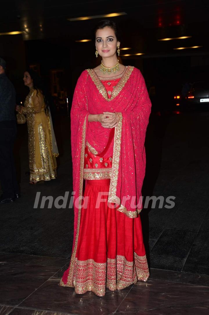 Dia Mirza at Masaba Gupta's Wedding Reception