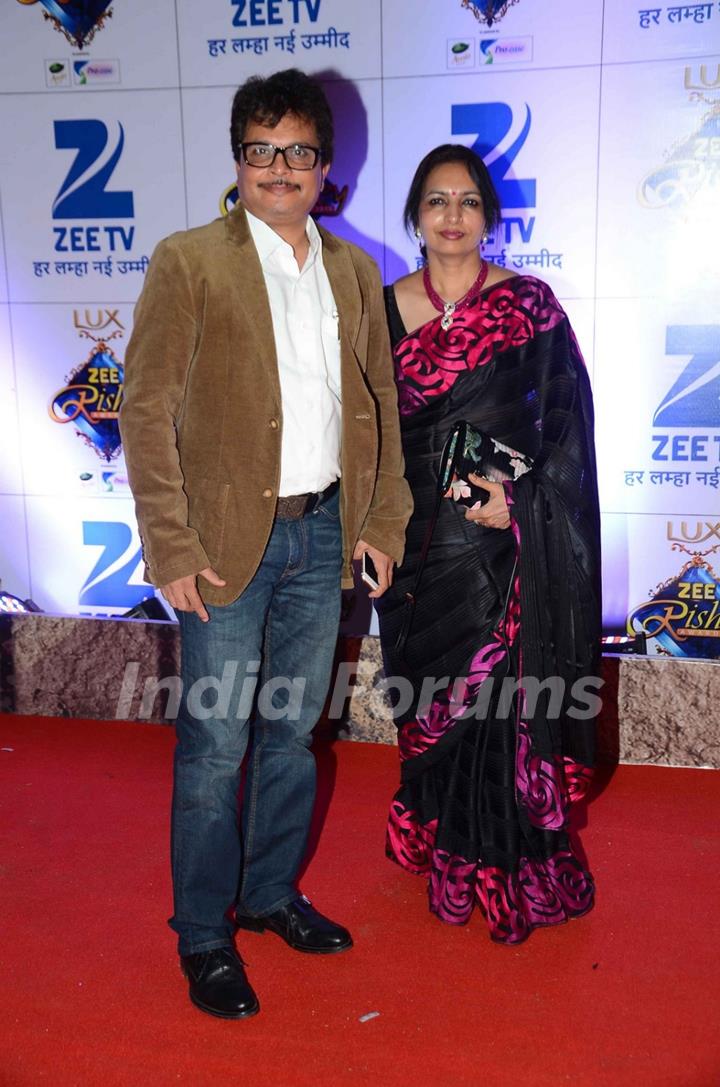 Asit Modi at Zee Rishtey Awards 2015