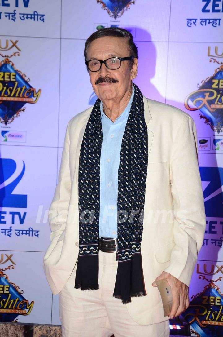 Parikshit Sahini at Zee Rishtey Awards 2015