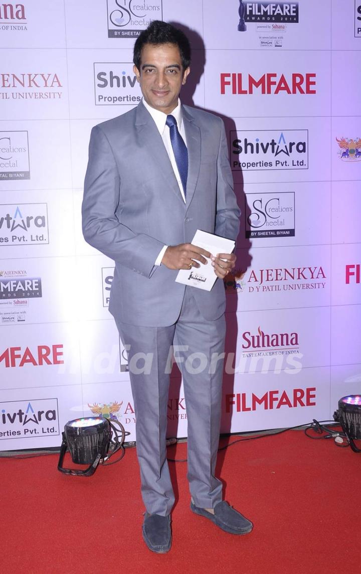 Pankaj Vishnu at Filmfare Awards - Marathi 2015