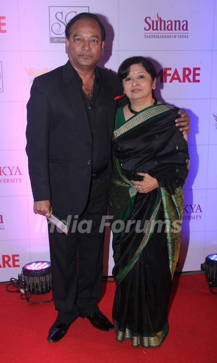 Vijay Kadam at Filmfare Awards - Marathi 2015