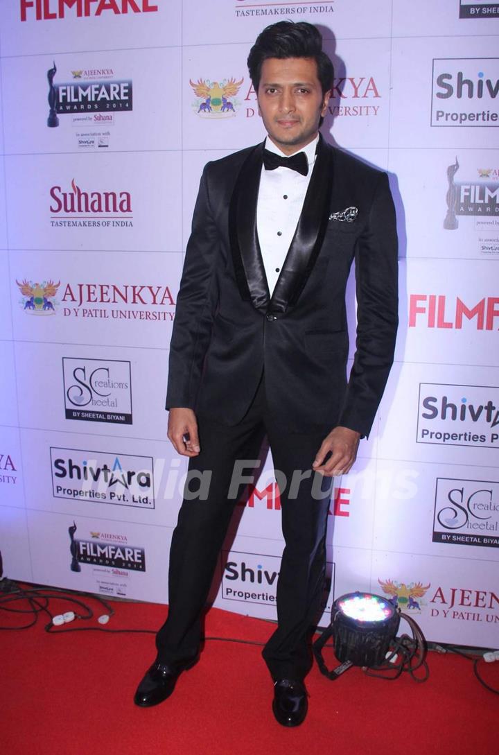 Riteish Deshmukh at Filmfare Awards - Marathi 2015