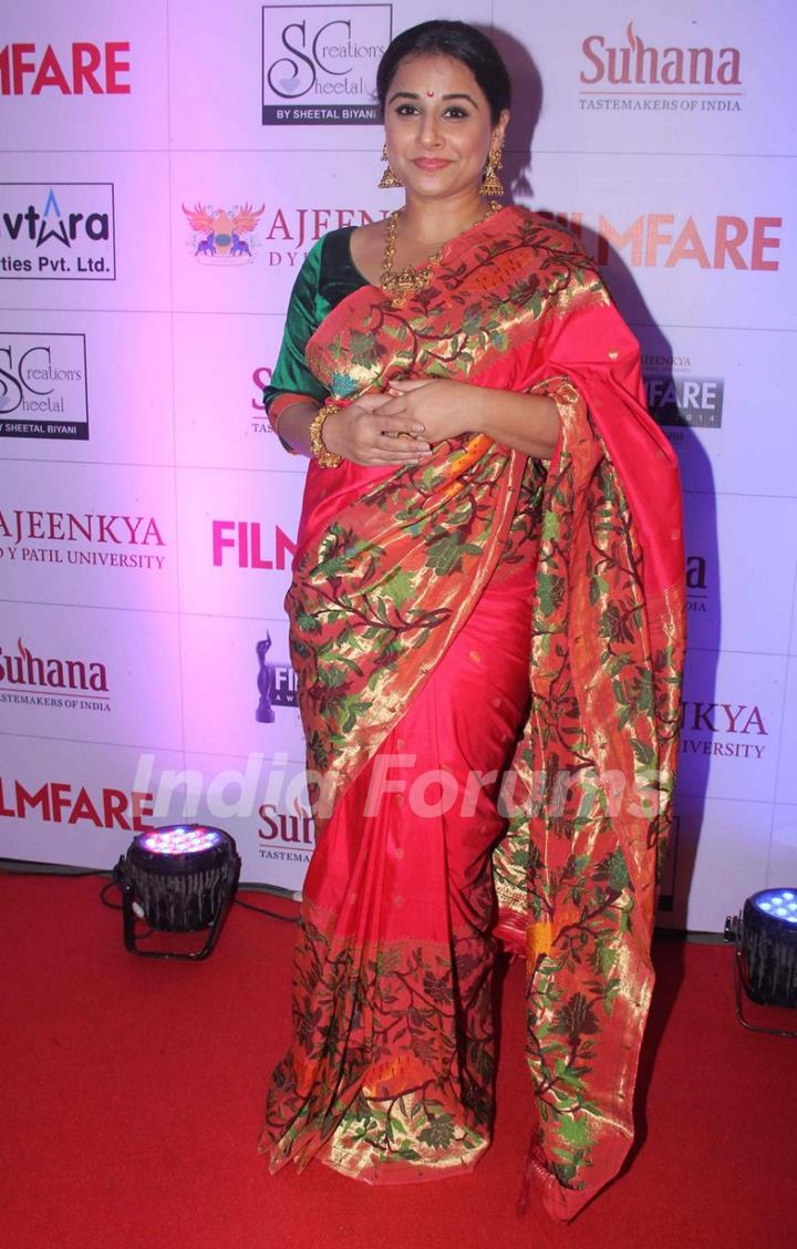 Vidya Balan at Filmfare Awards - Marathi 2015