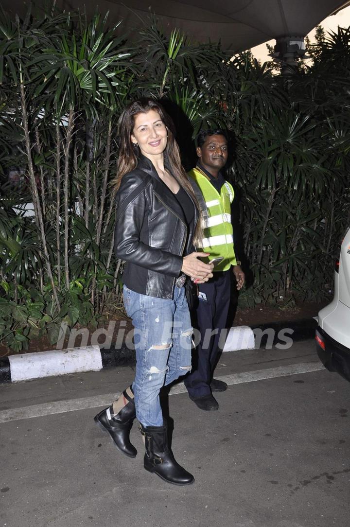 Sangeeta Bijlani Snapped at Airport