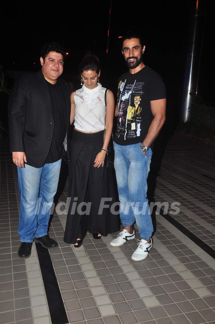 Sajid Khan and Kunal Kapoor at Sajid Khan's Birthday Bash