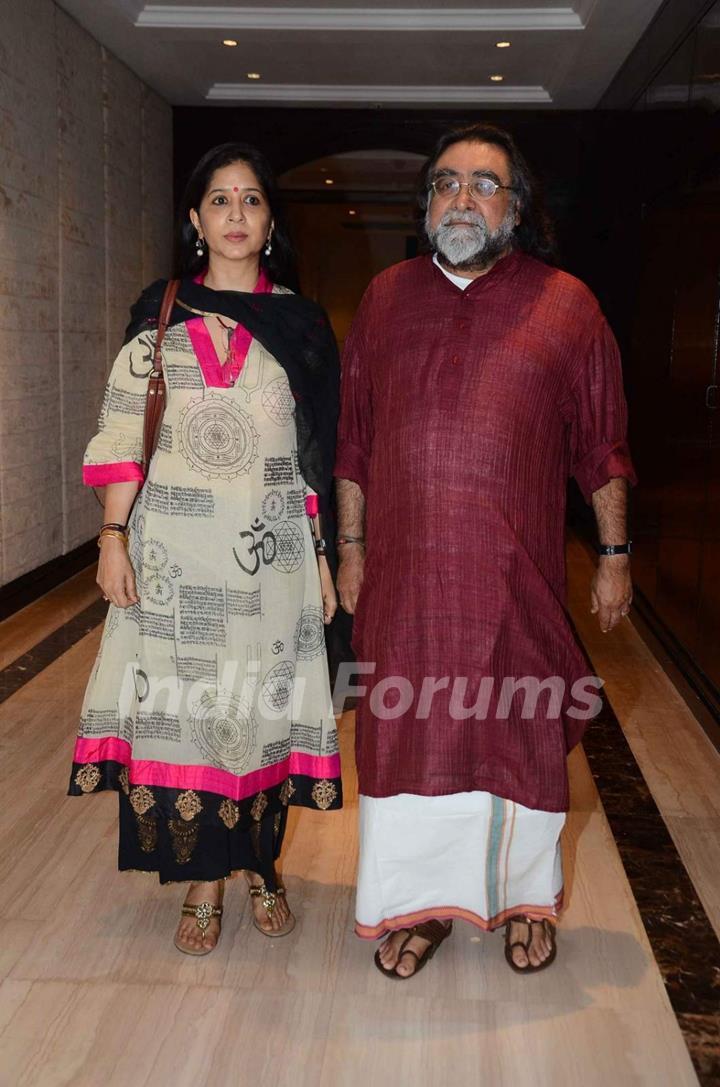 Prahlad Kakkar with wife Mitali Dutt Kakkar at Launch of Yes Bank Book 'Coffee Table'