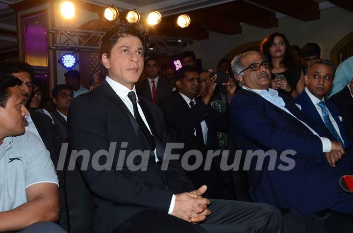 King Khan and Boney Kapoor at Launch of Yes Bank Book 'Coffee Table'