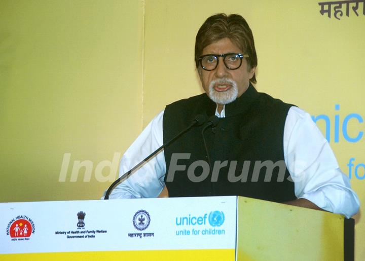 Big B speaking at Launch of Media Campaign on Hepatitis B