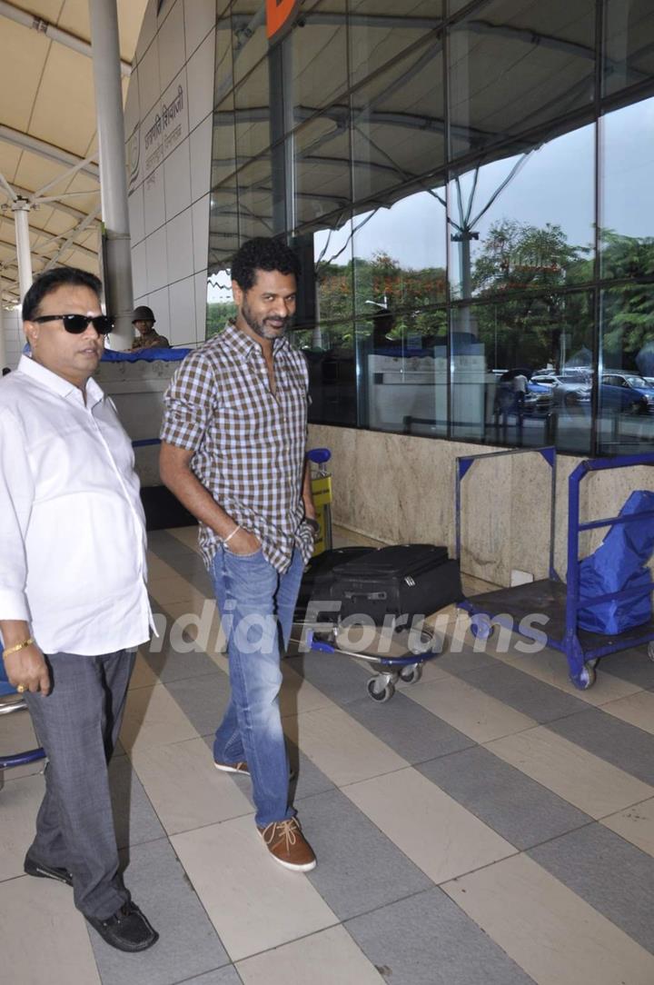 Prabhu Dheva Snapped at Airport