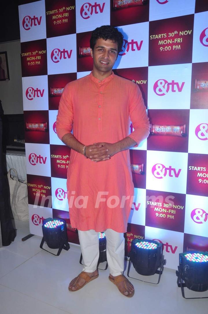 Sachin Shroff at Launch of &TV 's New Show 'Santoshi Maa'